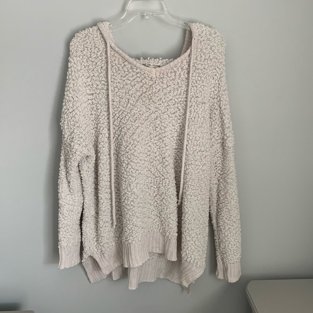 White PomPom Forever21 Sweatshirt